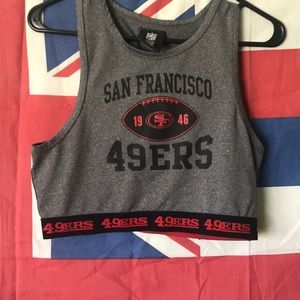 49ers Crop Top